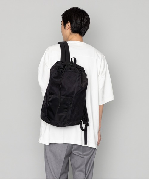 kuros'（クロス）の「【kuros'オリジナル】コーデュラメッシュコンビリュック 軽量 日本製（バックパック/リュック・メンズ・ブラック・FREE）」の15枚目の写真