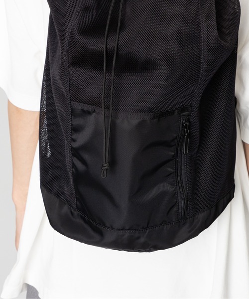 kuros'（クロス）の「【kuros'オリジナル】コーデュラメッシュコンビリュック 軽量 日本製（バックパック/リュック・メンズ・ブラック・FREE）」の17枚目の写真