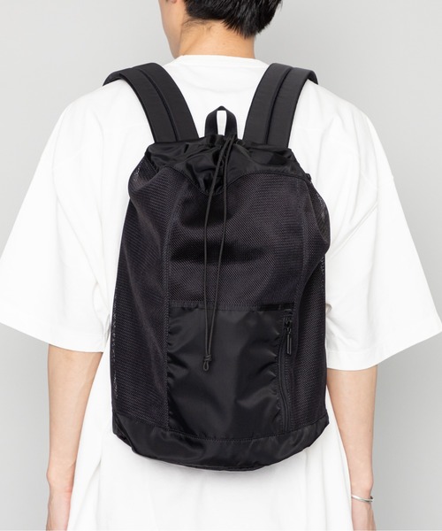 kuros'（クロス）の「【kuros'オリジナル】コーデュラメッシュコンビリュック 軽量 日本製（バックパック/リュック・メンズ・ブラック・FREE）」の18枚目の写真