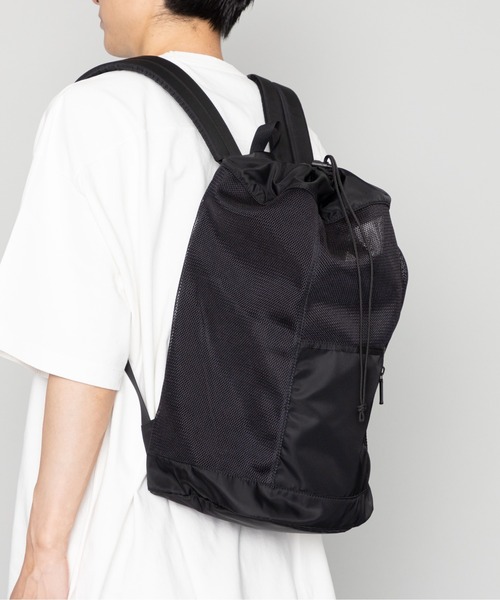 kuros'（クロス）の「【kuros'オリジナル】コーデュラメッシュコンビリュック 軽量 日本製（バックパック/リュック・メンズ・ブラック・FREE）」の19枚目の写真