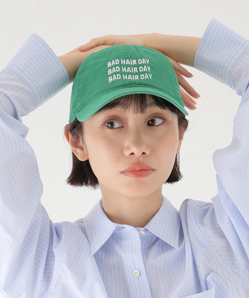 JOINT WORKS（ジョイントワークス）の「≪追加≫Cap Tokyo /キャップトウキョウ BAD HAIR DAY（キャップ・レディース・ブラック/カーキ/ブルー/グリーン/レッド・FREE）」の16枚目の写真