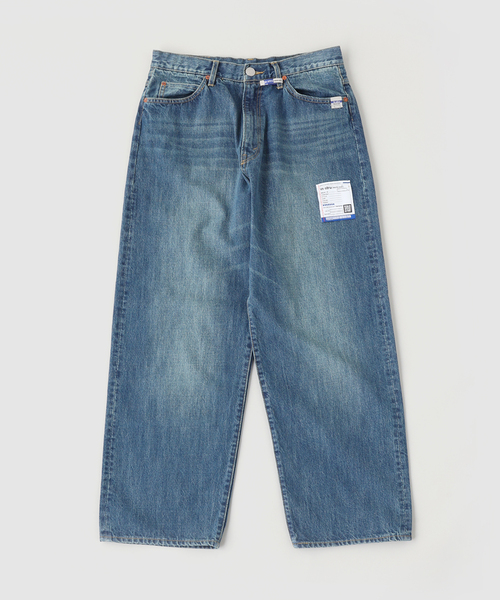 BAYCREW'S DEPO(ベイクルーズデポ)の「IN STRU(MEN-TAL) / インストルメンタル HARD WASHED SELVAGE DENIM BAGGY PANTS(デニムパンツ・メンズ・ブルー系その他/ブラック・44/46/48)」の1枚目の写真