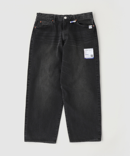 BAYCREW'S DEPO(ベイクルーズデポ)の「IN STRU(MEN-TAL) / インストルメンタル HARD WASHED SELVAGE DENIM BAGGY PANTS(デニムパンツ・メンズ・ブルー系その他/ブラック・44/46/48)」の2枚目の写真