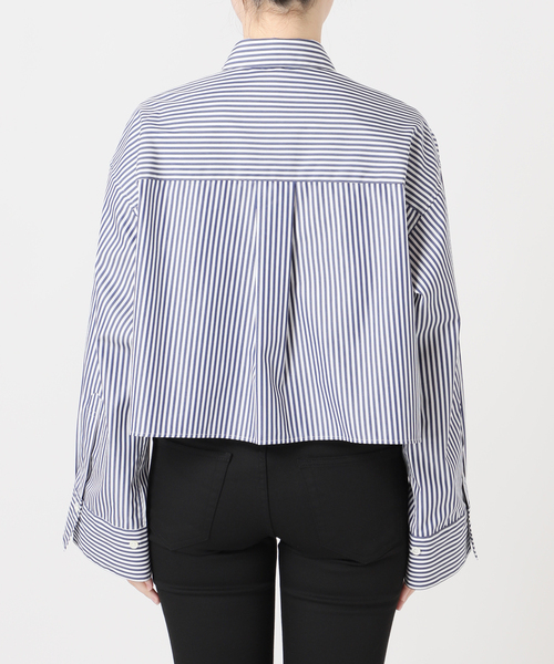 JOURNAL STANDARD(ジャーナルスタンダード)の「ハイカウントコットンクロップドシャツ(シャツ/ブラウス・レディース・コバルトブルー/ホワイト/グリーン・FREE)」の19枚目の写真