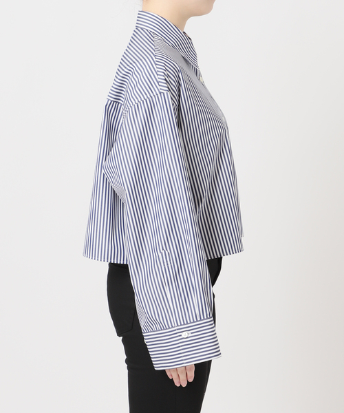 JOURNAL STANDARD(ジャーナルスタンダード)の「ハイカウントコットンクロップドシャツ(シャツ/ブラウス・レディース・コバルトブルー/ホワイト/グリーン・FREE)」の20枚目の写真