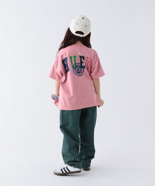 BAYFLOW（ベイフロー）の「[USED加工で柔らかい☆綿100%]SNOWカレッジロゴT(KIDS)（Tシャツ/カットソー・キッズ・オフホワイト/イエロー/ネイビー/ピンク・140cm/130cm/120cm/110cm/150cm）」の20枚目の写真