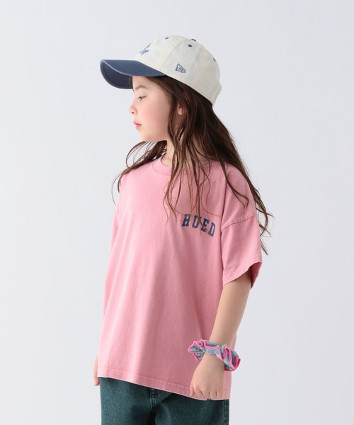 BAYFLOW（ベイフロー）の「[USED加工で柔らかい☆綿100%]SNOWカレッジロゴT(KIDS)（Tシャツ/カットソー・キッズ・オフホワイト/イエロー/ネイビー/ピンク・140cm/130cm/120cm/110cm/150cm）」の22枚目の写真