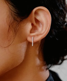 アクセサリーピアス Square pierce ピアス 四角 立体 Soft Square Hoop