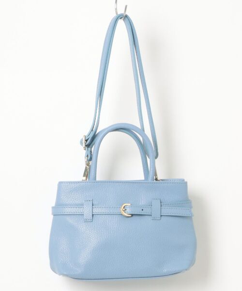 andrea cardone(アンドレアカルドネ)の「【andrea cardone】ノットレザーミニショルダーBAG(トートバッグ・レディース・グリーン/サックスブルー・FREE)」の1枚目の写真
