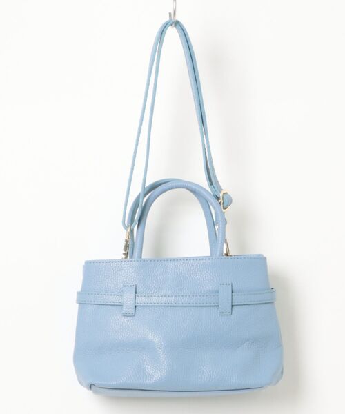 andrea cardone(アンドレアカルドネ)の「【andrea cardone】ノットレザーミニショルダーBAG(トートバッグ・レディース・グリーン/サックスブルー・FREE)」の3枚目の写真