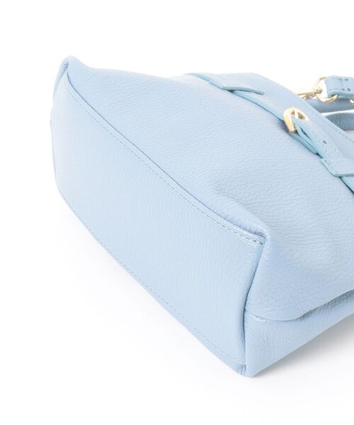 andrea cardone(アンドレアカルドネ)の「【andrea cardone】ノットレザーミニショルダーBAG(トートバッグ・レディース・グリーン/サックスブルー・FREE)」の4枚目の写真