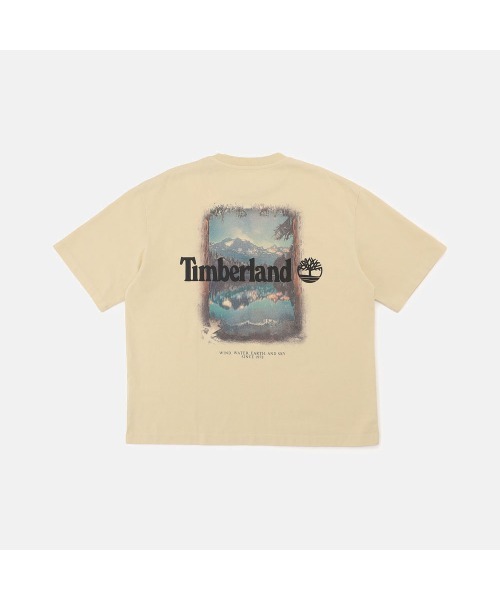 Timberland(ティンバーランド)の「アウトドア フォト バック グラフィック 半袖 Tシャツ ユニセックス(Tシャツ/カットソー・メンズ・オートミール・LARGE/MEDIUM/SMALL/X-LARGE/XX-LARGE)」の2枚目の写真