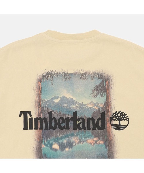 Timberland(ティンバーランド)の「アウトドア フォト バック グラフィック 半袖 Tシャツ ユニセックス(Tシャツ/カットソー・メンズ・オートミール・LARGE/MEDIUM/SMALL/X-LARGE/XX-LARGE)」の4枚目の写真