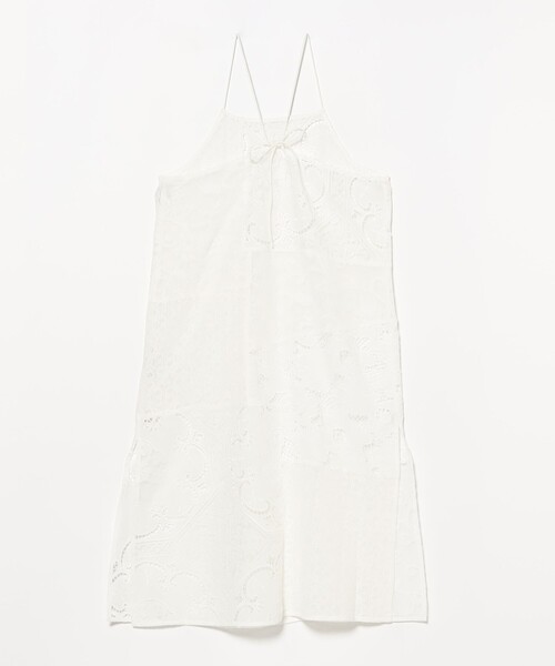 Ray BEAMS（レイビームス）の「レース パッチワーク キャミ ワンピース（ワンピース・レディース・ブラック/オフホワイト・ONE SIZE）」の10枚目の写真