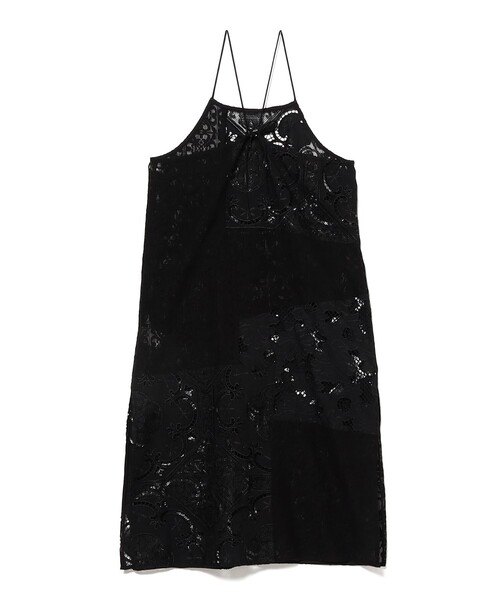 Ray BEAMS（レイビームス）の「レース パッチワーク キャミ ワンピース（ワンピース・レディース・ブラック/オフホワイト・ONE SIZE）」の13枚目の写真