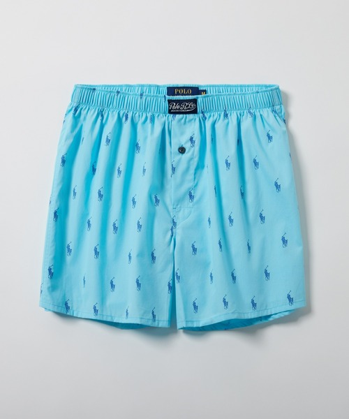 POLO RALPH LAUREN（ポロ ラルフ ローレン）の「【POLO RALPH LAUREN】オールオーバーポロプレイヤープリント トランクス（トランクス・メンズ・オレンジ/ブルー・L/M）」の2枚目の写真