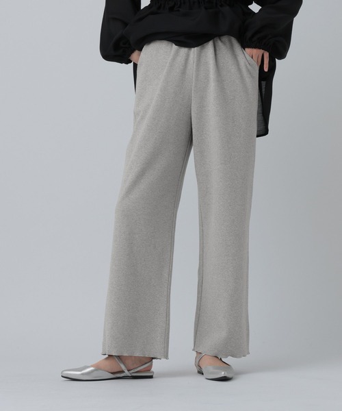 LEPSIM(レプシィム)の「裾メロウストレートパンツ 659227(その他パンツ・レディース・ピンク/グレー/ブラック・FREE)」の2枚目の写真