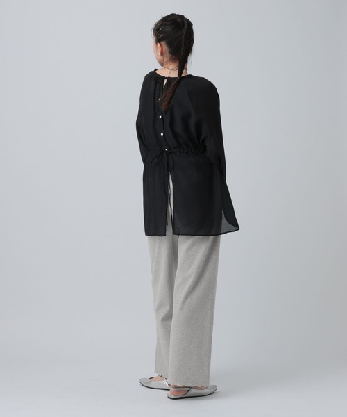 LEPSIM(レプシィム)の「裾メロウストレートパンツ 659227(その他パンツ・レディース・ピンク/グレー/ブラック・FREE)」の5枚目の写真