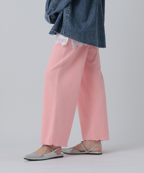 LEPSIM(レプシィム)の「裾メロウストレートパンツ 659227(その他パンツ・レディース・ピンク/グレー/ブラック・FREE)」の7枚目の写真