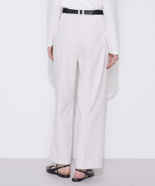 COMME CA（コムサ）の「ドライオックス ワイドパンツ（スラックス・レディース・ブルー/キナリ・11号/9号/7号）」の7枚目の写真