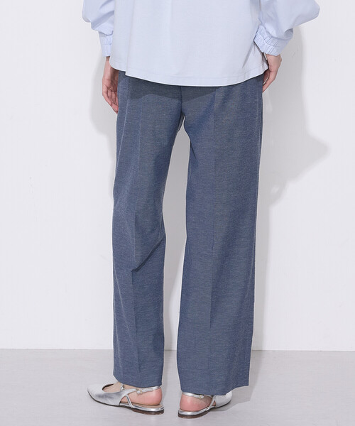 COMME CA（コムサ）の「ドライオックス ワイドパンツ（スラックス・レディース・ブルー/キナリ・11号/9号/7号）」の10枚目の写真