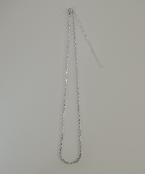 SBG（エスビー）の「インフルエンサー つぐ吉 × SBG ナロースクエアチェーンネックレス（ネックレス・メンズ・ゴールド/シルバー・FREE）」の10枚目の写真