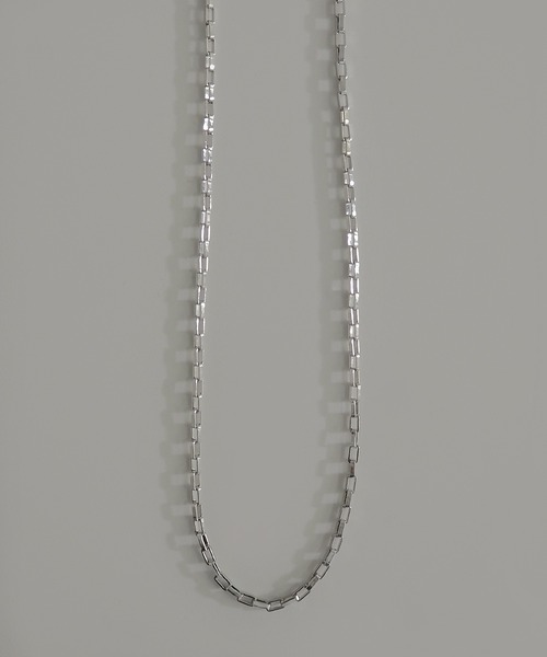 SBG（エスビー）の「インフルエンサー つぐ吉 × SBG ナロースクエアチェーンネックレス（ネックレス・メンズ・ゴールド/シルバー・FREE）」の12枚目の写真