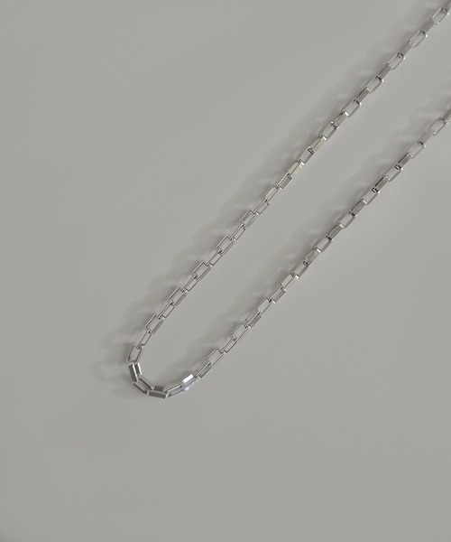 SBG（エスビー）の「インフルエンサー つぐ吉 × SBG ナロースクエアチェーンネックレス（ネックレス・メンズ・ゴールド/シルバー・FREE）」の14枚目の写真