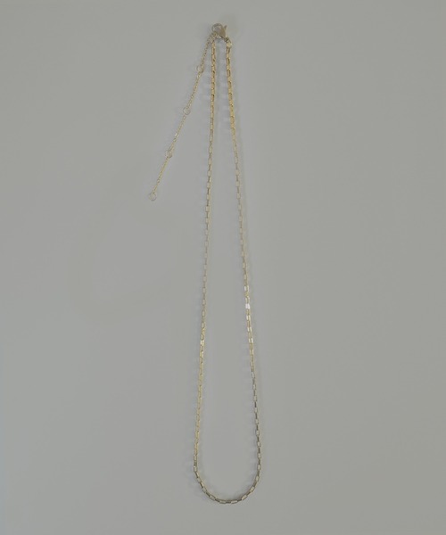 SBG（エスビー）の「インフルエンサー つぐ吉 × SBG ナロースクエアチェーンネックレス（ネックレス・メンズ・ゴールド/シルバー・FREE）」の15枚目の写真