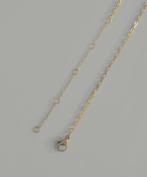 SBG（エスビー）の「インフルエンサー つぐ吉 × SBG ナロースクエアチェーンネックレス（ネックレス・メンズ・ゴールド/シルバー・FREE）」の18枚目の写真