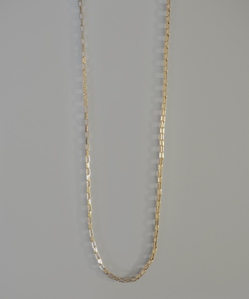 SBG（エスビー）の「インフルエンサー つぐ吉 × SBG ナロースクエアチェーンネックレス（ネックレス・メンズ・ゴールド/シルバー・FREE）」の17枚目の写真