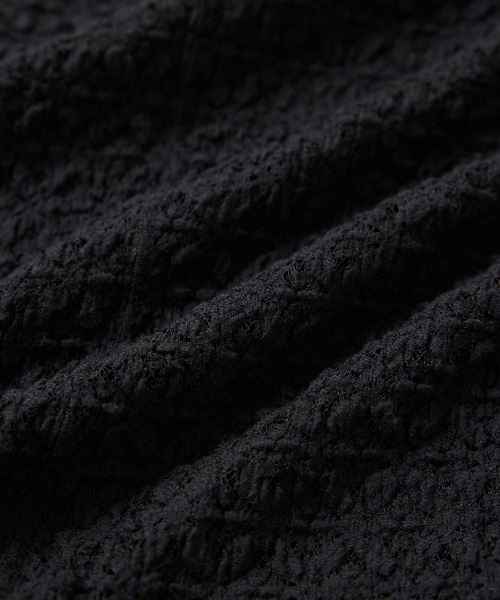 VIS（ビス）の「膨れジャガードカットソーワンピース（ワンピース・レディース・キナリ/ブラック・FREE）」の13枚目の写真