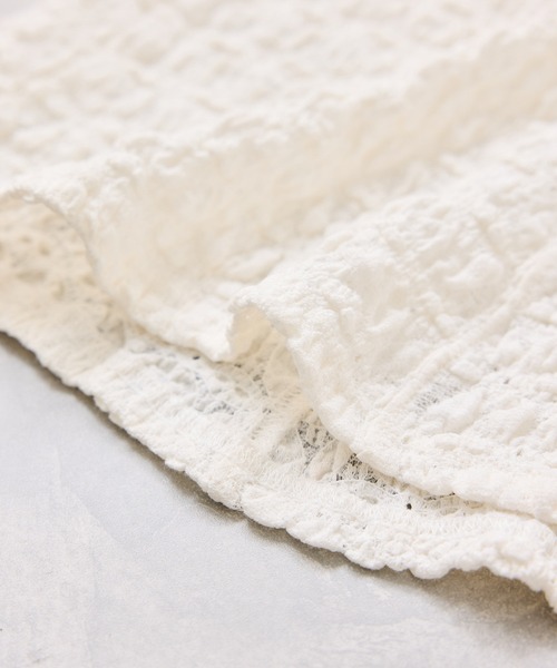 VIS（ビス）の「膨れジャガードカットソーワンピース（ワンピース・レディース・キナリ/ブラック・FREE）」の11枚目の写真