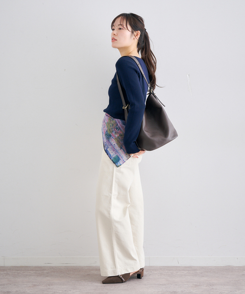 U by SPICK&SPAN（ユーバイスピックアンドスパン）の「≪追加≫AULENTTI / オウレンティ ショルダーバッグ（ショルダーバッグ・レディース・ブラウン・FREE）」の4枚目の写真