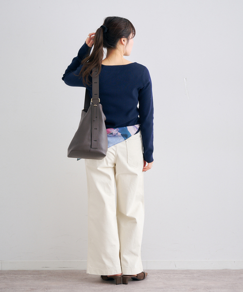 U by SPICK&SPAN（ユーバイスピックアンドスパン）の「≪追加≫AULENTTI / オウレンティ ショルダーバッグ（ショルダーバッグ・レディース・ブラウン・FREE）」の5枚目の写真