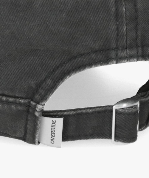 OVERRIDE(オーバーライド)の「OVERRIDE PIGMENT TWILL DE GAULLE CAP / オーバーライド(キャップ・レディース・ブラック/ブラウン/ピンク・57~59cm)」の14枚目の写真