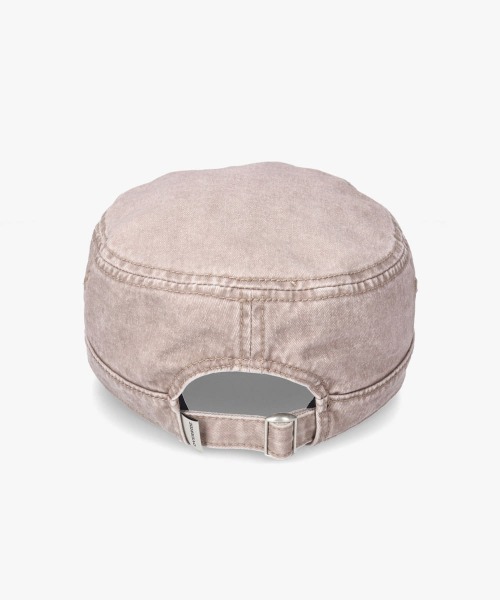 OVERRIDE(オーバーライド)の「OVERRIDE PIGMENT TWILL DE GAULLE CAP / オーバーライド(キャップ・レディース・ブラック/ブラウン/ピンク・57~59cm)」の21枚目の写真