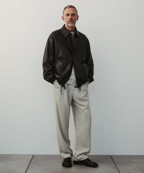 THE TOKYO(ザトウキョウ)の「【THE GRAND LEATHERS/ザ・グランレザーズ】COLOMER COACH JACKET(ライダースジャケット・メンズ・ブラック・44/48)」の10枚目の写真