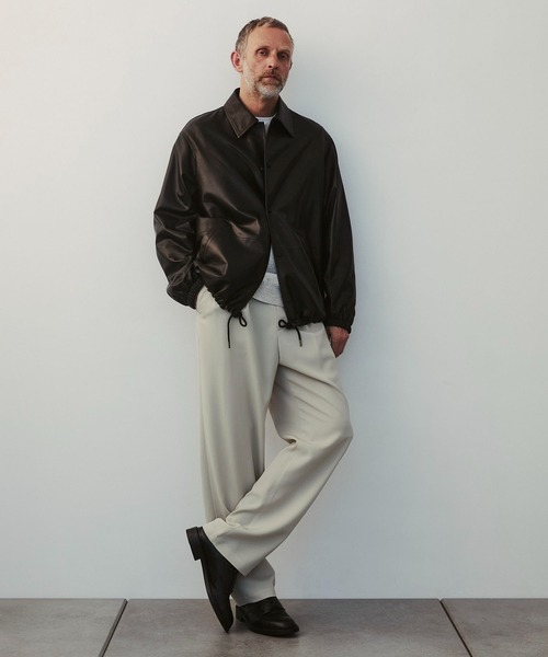 THE TOKYO(ザトウキョウ)の「【THE GRAND LEATHERS/ザ・グランレザーズ】COLOMER COACH JACKET(ライダースジャケット・メンズ・ブラック・44/48)」の9枚目の写真