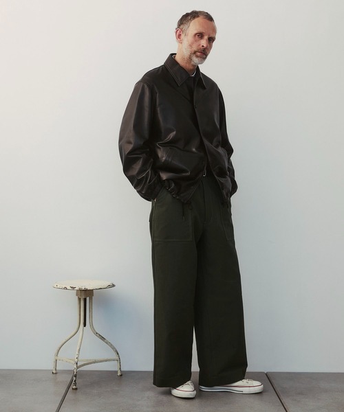 THE TOKYO(ザトウキョウ)の「【THE GRAND LEATHERS/ザ・グランレザーズ】COLOMER COACH JACKET(ライダースジャケット・メンズ・ブラック・44/48)」の7枚目の写真