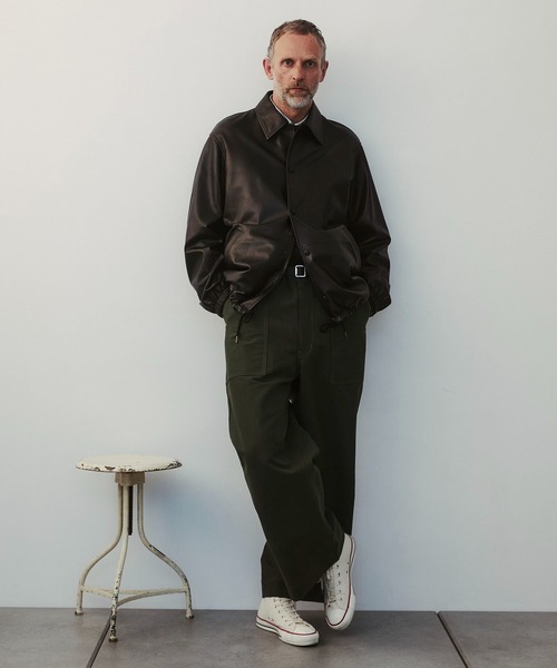 THE TOKYO(ザトウキョウ)の「【THE GRAND LEATHERS/ザ・グランレザーズ】COLOMER COACH JACKET(ライダースジャケット・メンズ・ブラック・44/48)」の6枚目の写真