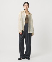 BEAUTY&YOUTH UNITED ARROWS | フラワーモチーフ ジャガード シャツ ウォッシャブル(シャツ/ブラウス)