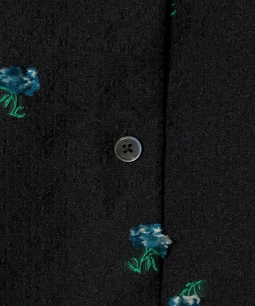 BEAUTY&YOUTH UNITED ARROWS（ビューティーアンドユースユナイテッドアローズ）の「フラワーモチーフ ジャガード シャツ ウォッシャブル（シャツ/ブラウス・レディース・オフホワイト/ブラック・FREE）」の19枚目の写真