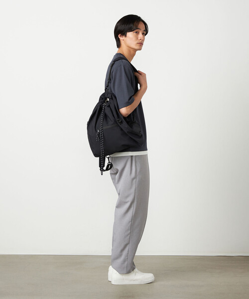 COMME CA ISM（コムサイズム）の「3WAY マルチ ナップザック（バックパック/リュック・メンズ・ブラック・FREE）」の2枚目の写真