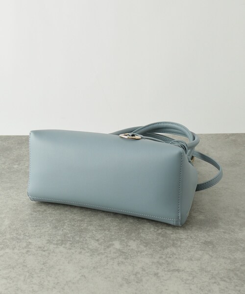 GALLEST(ギャレスト)の「【LE VERNIS】Poire boston bag(ハンドバッグ・レディース・サックスブルー/ブラック・00)」の6枚目の写真