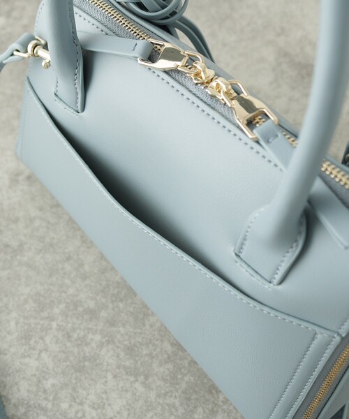 GALLEST(ギャレスト)の「【LE VERNIS】Poire boston bag(ハンドバッグ・レディース・サックスブルー/ブラック・00)」の11枚目の写真
