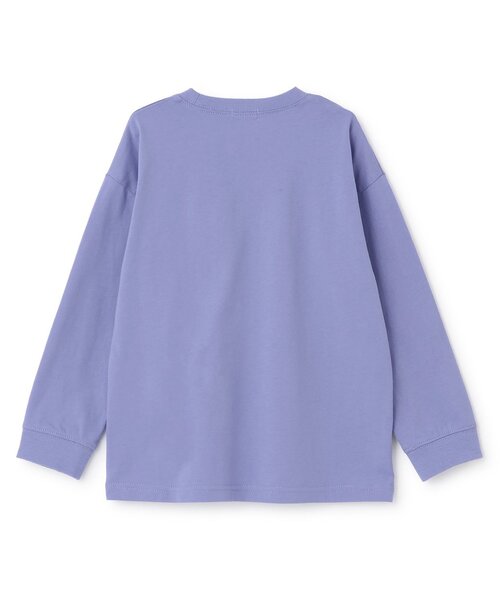 b・ROOM(ビールーム)の「【綿100%】【スクール対応】名札付けループ付き長袖Tシャツ(Tシャツ/カットソー・キッズ・パープル/ブルー系その他/ブラック/オフホワイト・100cm/120cm/110cm/130cm/140cm/150cm)」の9枚目の写真