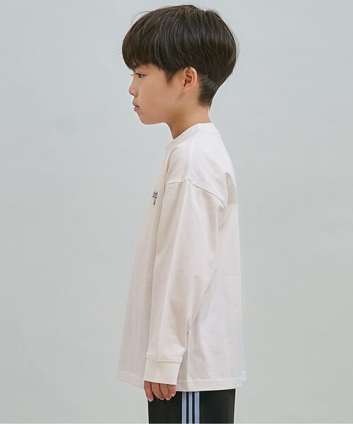 b・ROOM(ビールーム)の「【綿100%】【スクール対応】名札付けループ付き長袖Tシャツ(Tシャツ/カットソー・キッズ・パープル/ブルー系その他/ブラック/オフホワイト・100cm/120cm/110cm/130cm/140cm/150cm)」の16枚目の写真