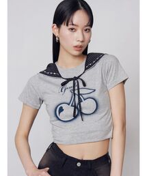 EMODA | チェリープリントTシャツ【WEB限定カラーあり】(Tシャツ/カットソー)