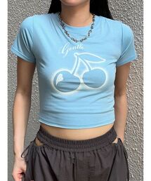 チェリープリントTシャツ【WEB限定カラーあり】